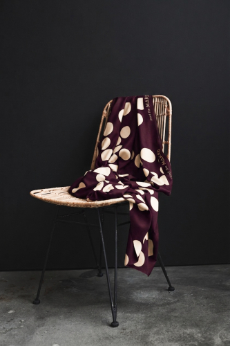 Preview: Viskose mit LENZING™ ECOVERO™ Fasern - About a Dot - mulberry - mind the Maker