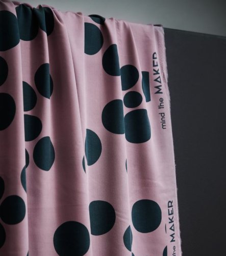 Viskose mit LENZING™ ECOVERO™ Fasern - About a Dot - lilac - mind the Maker
