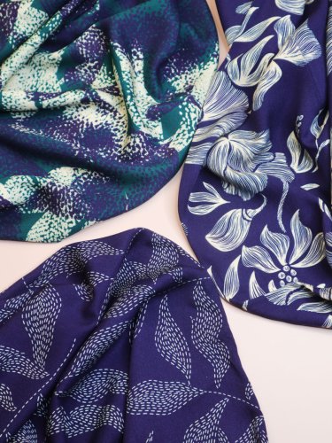 Viskose Twill mit LENZING™ ECOVERO™ Fasern - Bree - teal - Mind the Maker