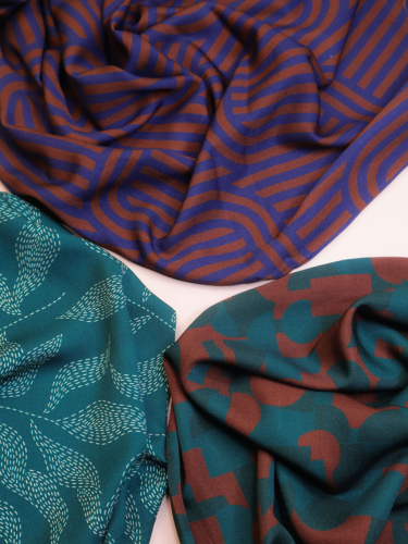 Preview: RESTSTÜCK 1,50m !!! - Viskose Twill mit LENZING™ ECOVERO™ Fasern - Ziggy - rust - Mind the Maker