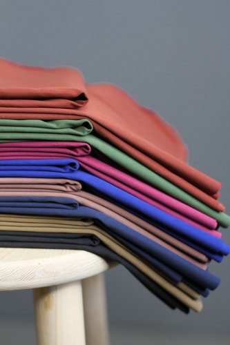 Preview: RESTSTÜCK 0,70m !!! - Futterstoff - Jordan solid - khaki - Mind the Maker