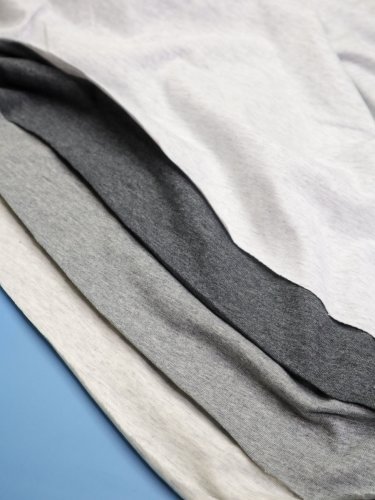 Preview: Baumwoll Jersey - melange - dark grey - Mind the Maker