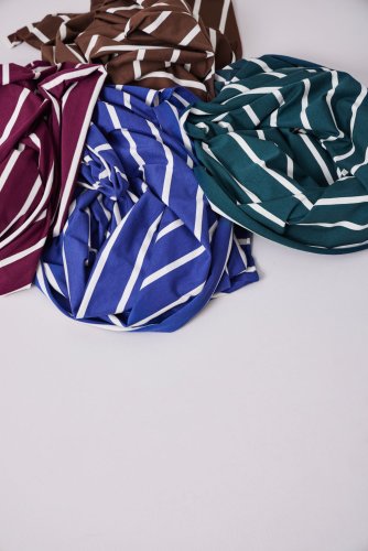 RESTSTÜCK 0,60m !!! - Nova Stripe mit TENCEL™ Modal - cherry/shell - meetMilk