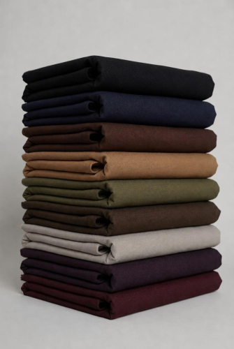 Preview: Baumwoll Twill mit TENCEL™ Lyocell - Riva - khaki - meetMilk
