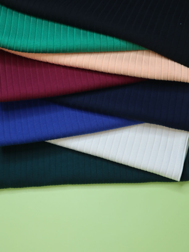 Preview: RESTSTÜCK 1,00m !!! - Bio Rib Jersey - Wide Derby - bottle green - Mind the Maker