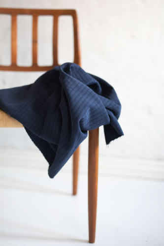 Preview: RESTSTÜCK 0,80m !!! - Cotton Quilt - Alley - indigo night - Mind the Maker