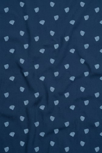 Viskose Twill mit LENZING™ ECOVERO™ Fasern - Shelly Drift - blue - Mind the Maker