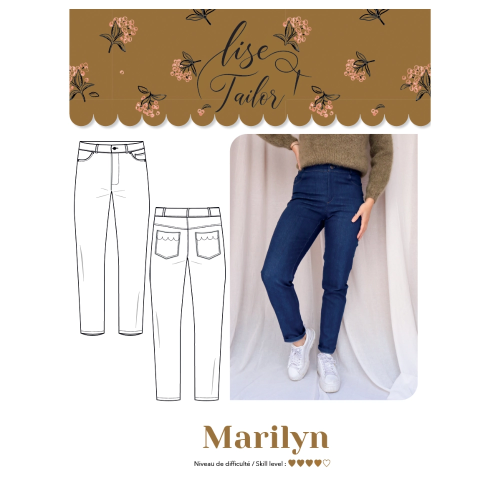 Papierschnittmuster - Marilyn Hose - Damen - Lise Tailor