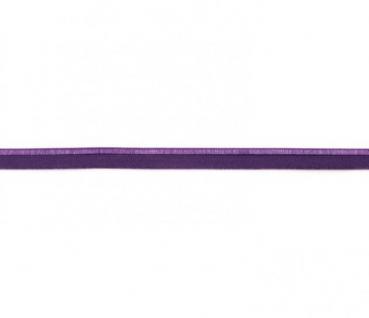 Paspelband elastisch - lila - 9 mm