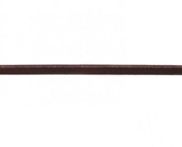 Paspelband elastisch - dunkelbraun - 9 mm