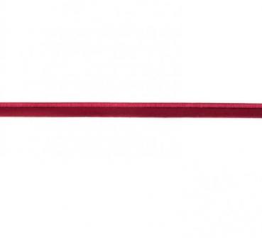 Paspelband elastisch - bordeaux - 9 mm