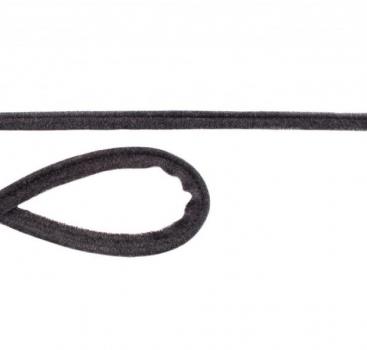 Paspelband Jersey - dunkel grau - 10 mm