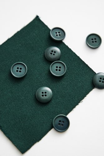 Knopf Corozo - Blaze - 15 mm - bottle green - Mind the Maker