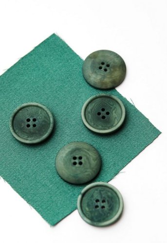 Knopf Corozo - Blaze - 28 mm - chalky green - Mind the Maker