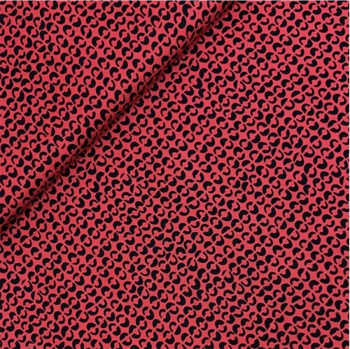 Viskose - Broken Dots - marsala