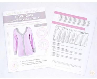 Papierschnittmuster - Cardigan No. 11 - Damen- Lillesol & Pelle