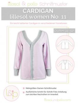 Papierschnittmuster - Cardigan No. 11 - Damen- Lillesol & Pelle