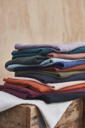 Crispy Crepe mit TENCEL™ - mauve - meetMilk