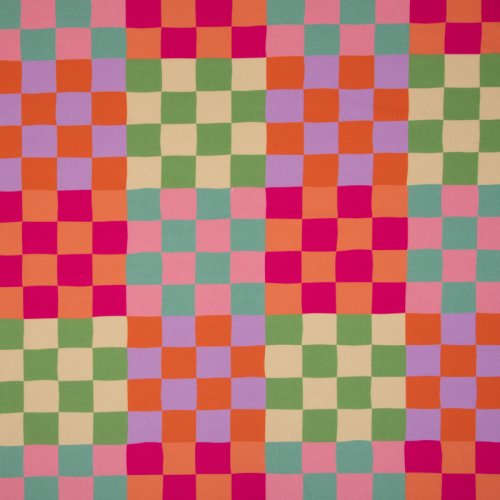 Leichter Canvas - Multicolour Blocks - gelb/flieder/grün