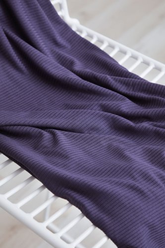 Derby Ribbed Jersey mit TENCEL™ - pansy purple - MeetMilk