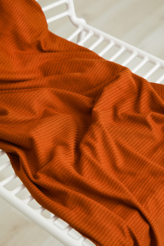 Derby Ribbed Jersey mit TENCEL™ - spice - MeetMilk