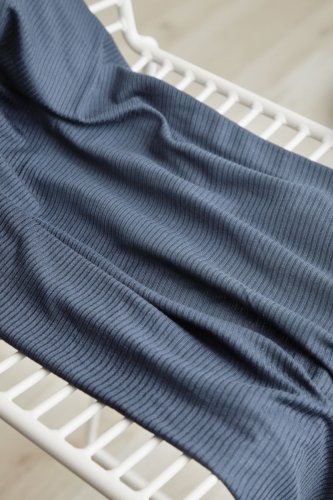 Derby Ribbed Jersey mit TENCEL™ - dusty blue - MeetMilk