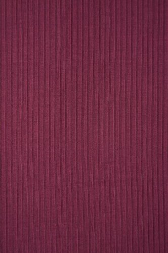 Preview: RESTSTÜCK 1,10m !!! - Derby Ribbed Jersey mit TENCEL™ - cherry - MeetMilk