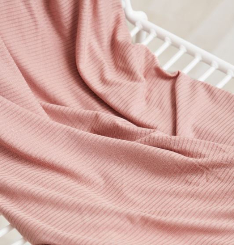 RESTSTÜCK 1,60m !!! - Derby Ribbed Jersey mit TENCEL™ - puff - MeetMilk