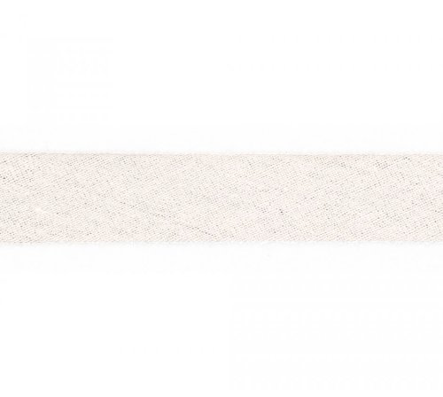 Schrägband - Musselin - 20mm - ecru