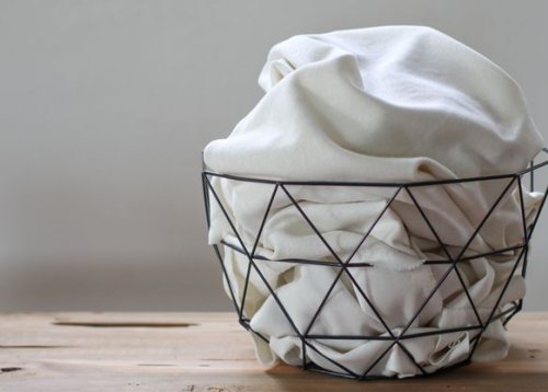 B-WARE !!! - RESTSTÜCK 55cm !!! - Flamé Cotton Interlock - white sand - Mind the Maker