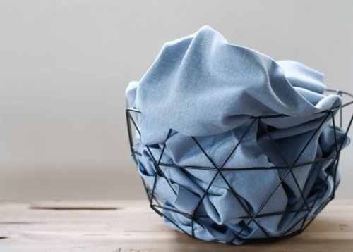 RESTSTÜCK 1,60m !!! - Flamé Cotton Interlock - faded blue - Mind the Maker