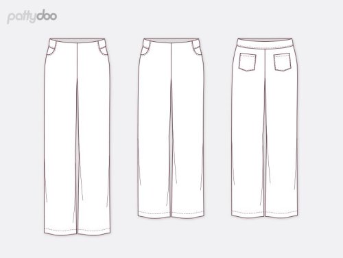 Papierschnittmuster - Florence - Sommerhose - Damen - Pattydoo