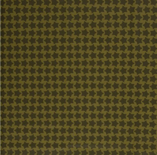 Baumwolle beschichtet - Staaars - heugrün/khaki - by Farbenmix - Swafing