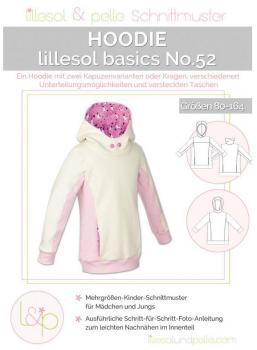 Papierschnittmuster - Hoodie No. 52 - Kinder- Lillesol & Pelle