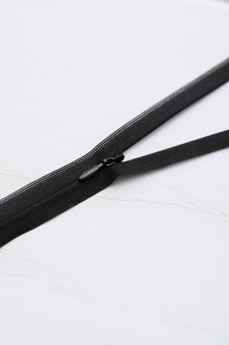 Reißverschluss - nahtverdeckt - 60cm - black - Mind the Maker