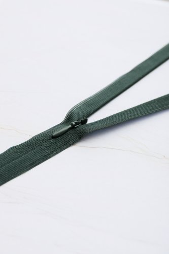 Reißverschluss - nahtverdeckt - 30cm - bottle green - Mind the Maker