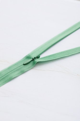 Reißverschluss - nahtverdeckt - 60cm - sage green - Mind the Maker