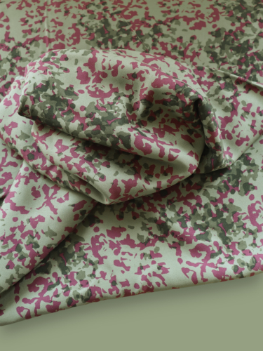 RESTSTÜCK 1,20m !!! - Viskose Twill mit LENZING™ ECOVERO™ Fasern - Iris - olive - Mind the Maker