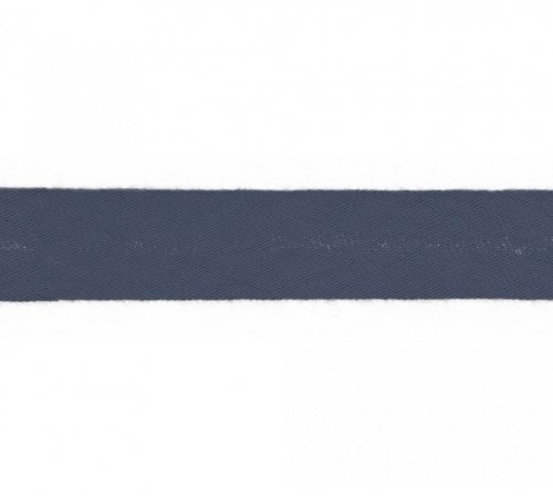 Schrägband - Musselin - 20mm - jeans