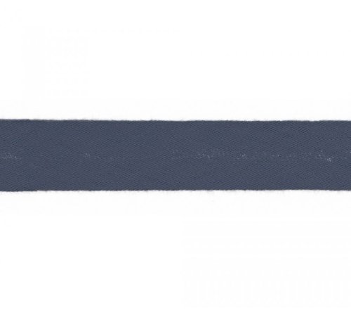 Schrägband - Musselin - 20mm - jeans