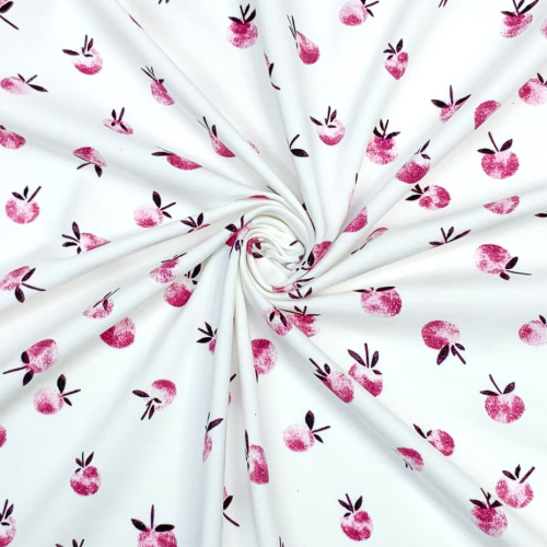 RESTSTÜCK 0,50m !!! - Bio Baumwolljersey - Peach - fuchsia