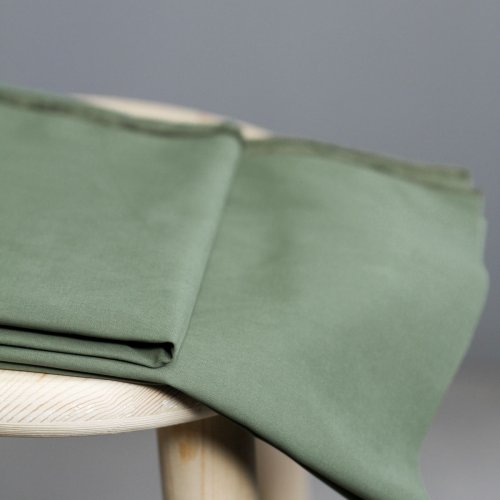 RESTSTÜCK 0,70m !!! - Futterstoff - Jordan solid - khaki - Mind the Maker