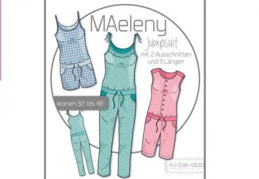 Papierschnittmuster -  MAeleny Jumpsuit - Damen - Kibadoo