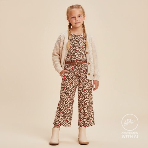 Preview: Jersey - Heart Leo - brown/sand