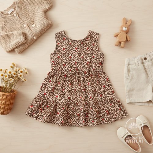 Preview: Jersey - Heart Leo - brown/sand
