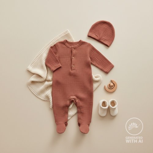 Preview: Doubleface Musselin - uni - rose dust/blush