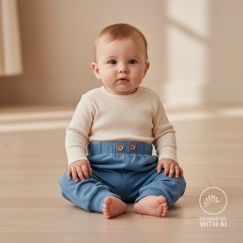 Preview: Baumwoll Denim - uni - light blue