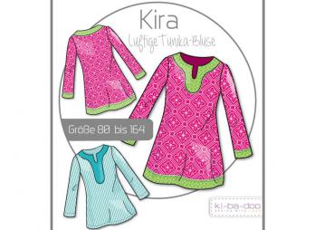 Papierschnittmuster - Kira Tunika-Bluse - Kinder- Kibadoo