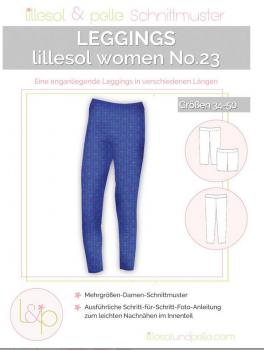 Papierschnittmuster - Leggings No. 23 - Damen- Lillesol & Pelle