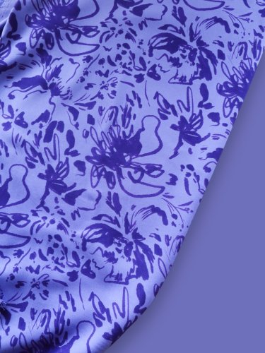 Viskose Twill mit LENZING™ ECOVERO™ Fasern - Lydia - violet - Mind the Maker